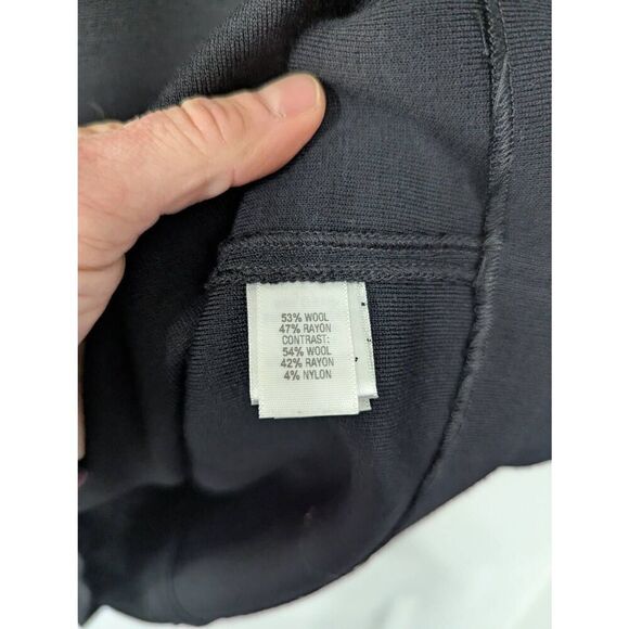 St. John Tank Dress women's size 10 black cocktail tweed boucle wool blend - Picture 3 of 6